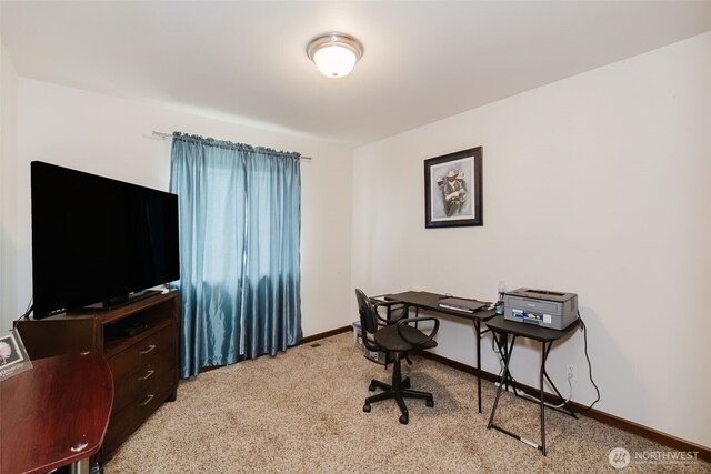3323 Appaloosa Way, Bremerton, WA 98310 - office with light carpet and baseboards