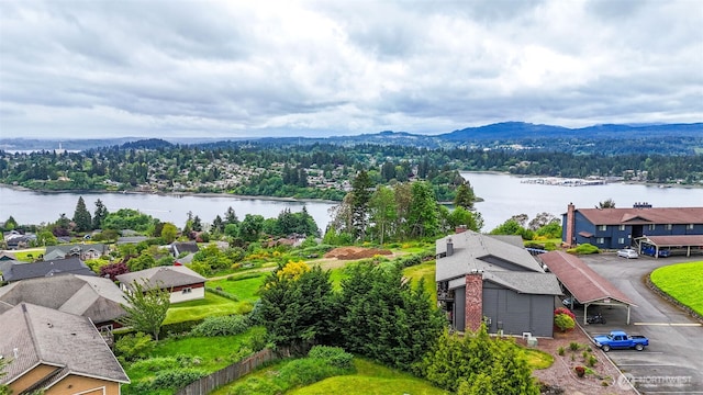 3323 Appaloosa Way, Bremerton, WA 98310 - bird's eye view of a water and mountain view