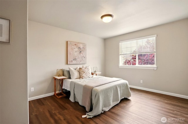 2514 164th St E, Tacoma, WA 98445 - bedroom with dark wood-type flooring and baseboards