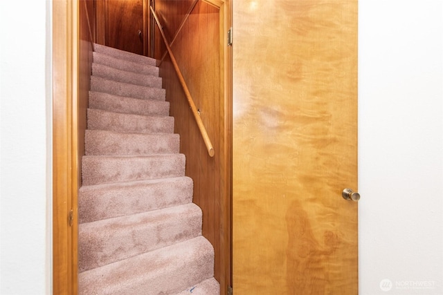 view of stairs