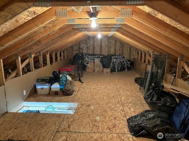 2702 N Levi St, Kennewick, WA 99338 - view of unfinished attic