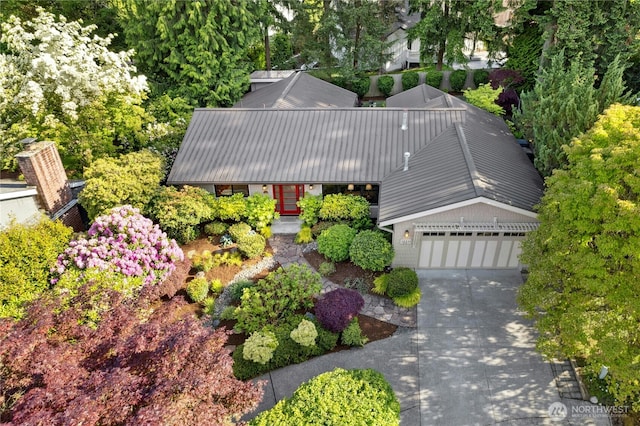 12211 SE 65th Pl, Bellevue, WA 98006 - aerial view of property and surrounding area