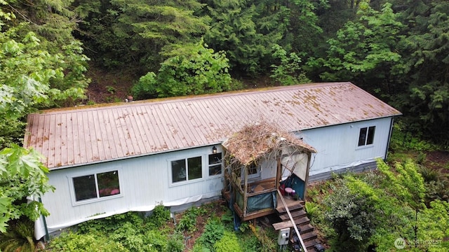7611 Brown Rd SW, Olympia, WA 98512 - rear view of property featuring metal roof
