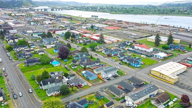 208 S Monroe St, Aberdeen, WA 98520 - drone / aerial view of a nearby body of water