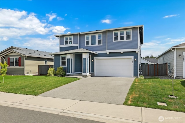 12605 179th St E, Puyallup, WA 98374 - view of front of home featuring a garage and concrete driveway