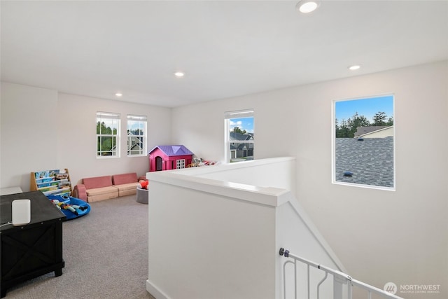 12605 179th St E, Puyallup, WA 98374 - playroom featuring recessed lighting and light carpet
