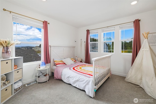 12605 179th St E, Puyallup, WA 98374 - bedroom with carpet floors, baseboards, and recessed lighting