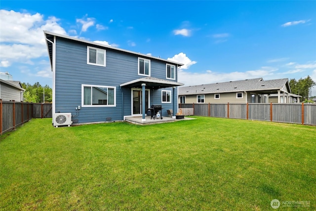 12605 179th St E, Puyallup, WA 98374 - back of property with a cooling unit and a patio area