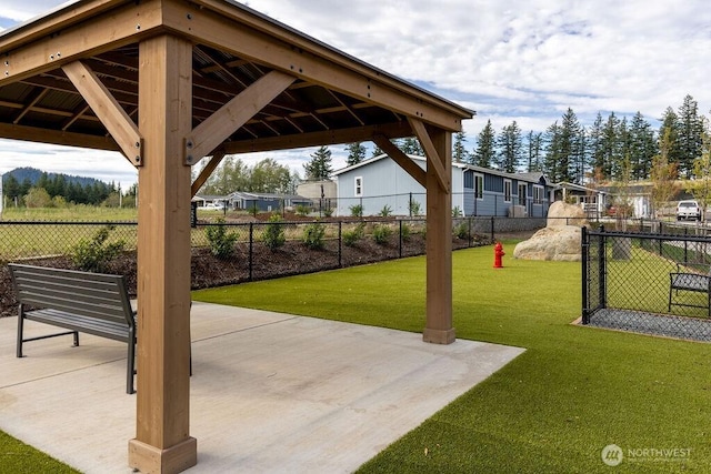 2076 Crystal Mountain Dr Unit 89, Enumclaw, WA 98022 - view of patio / terrace featuring a gazebo