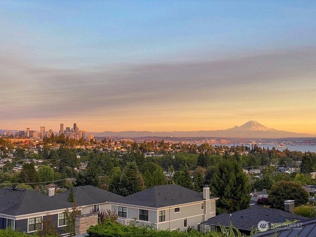 3727 W Barrett St, Seattle, WA 98199 - drone / aerial view of a mountain backdrop