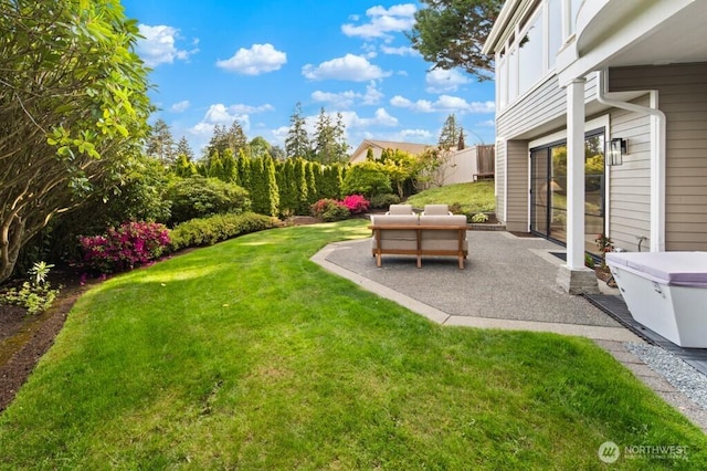 3727 W Barrett St, Seattle, WA 98199 - view of yard featuring a patio