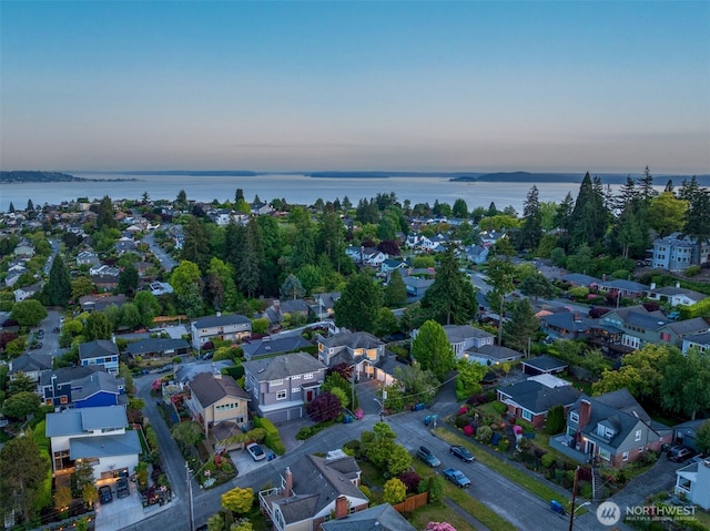 3727 W Barrett St, Seattle, WA 98199 - aerial view of residential area featuring a large body of water