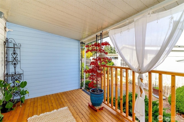 view of deck