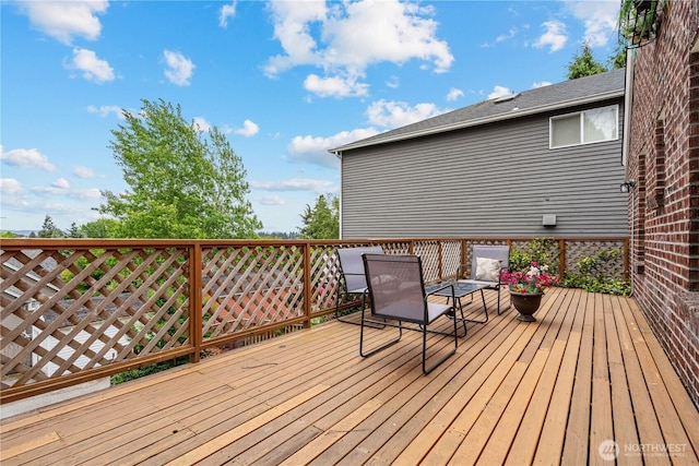 6026 35th Ave NE, Seattle, WA 98115 - view of wooden terrace
