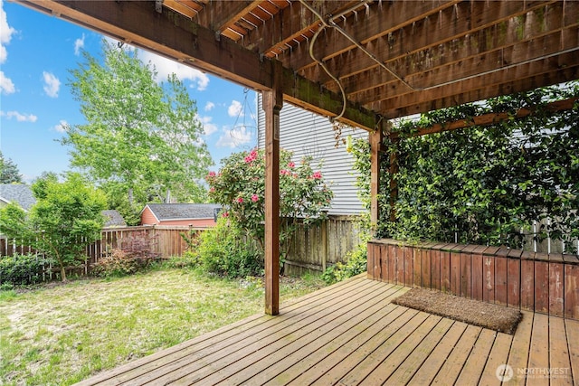 6026 35th Ave NE, Seattle, WA 98115 - view of wooden terrace