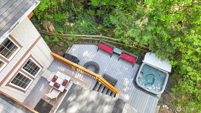 7117 Rainier Way, Deming, WA 98244 - view of wooden deck