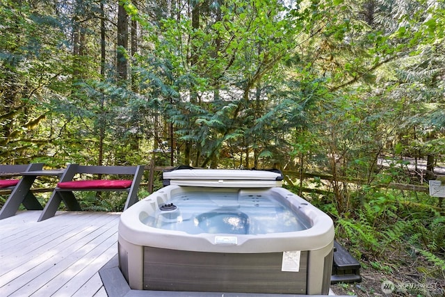 7117 Rainier Way, Deming, WA 98244 - deck featuring a hot tub