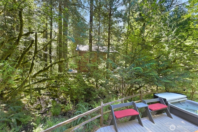 7117 Rainier Way, Deming, WA 98244 - deck featuring a forest view
