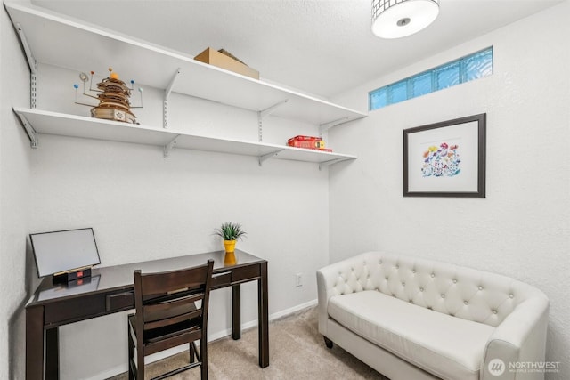 132 N 132nd Unit 202, Seattle, WA 98133 - office area featuring carpet flooring and baseboards