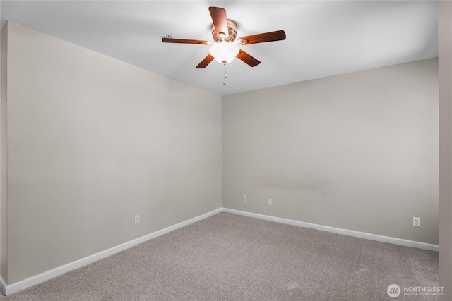 33020 10th Ave SW Unit Y304, Federal Way, WA 98023 - carpeted spare room featuring ceiling fan and baseboards