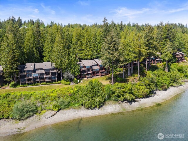 131 N Bay Ln Unit 4, Port Ludlow, WA 98365 - drone / aerial view of a nearby body of water