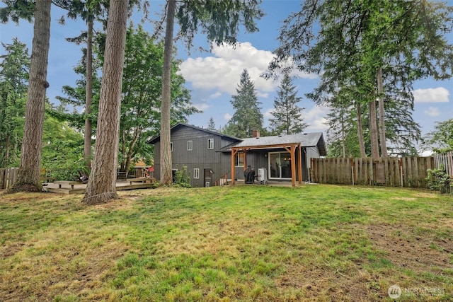 3512 Frances Dr SE, Lacey, WA 98503 - view of yard with a deck
