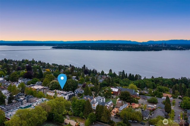 1108C 34th Ave, Seattle, WA 98122 - aerial view at dusk of a water view