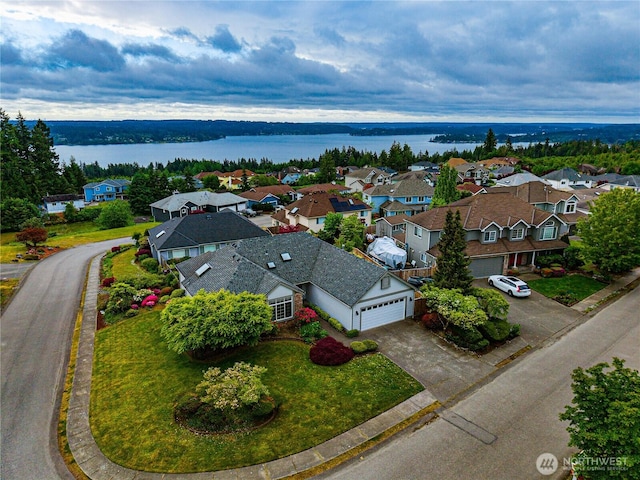 7819 Amethyst Loop NW, Silverdale, WA 98383 - aerial perspective of suburban area with a large body of water