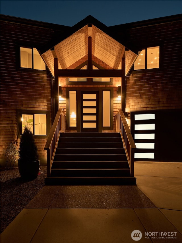 27208 J Ln, Ocean Park, WA 98640 - view of exterior entry at night