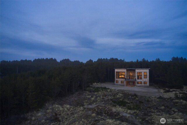 27208 J Ln, Ocean Park, WA 98640 - view of outdoor structure featuring a forest view