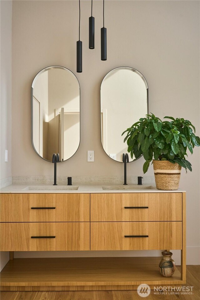 27208 J Ln, Ocean Park, WA 98640 - bathroom view of double vanity