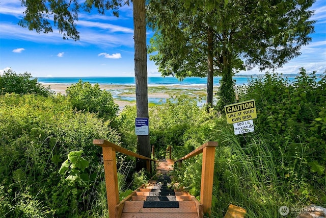 5496 Grandview Rd, Blaine, WA 98230 - water view with nearby beach