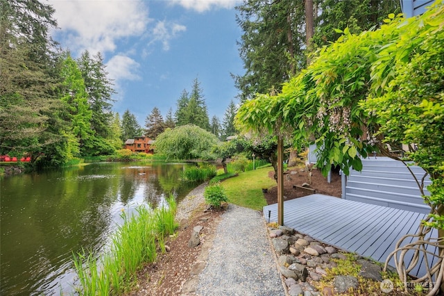 11423 NE 104th St, Kirkland, WA 98033 - view of yard featuring a water view
