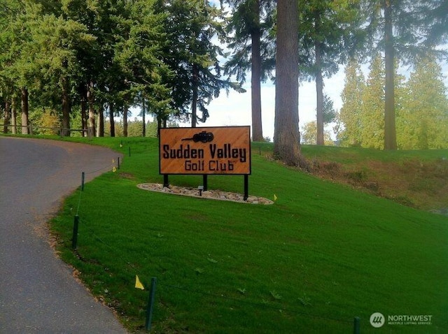 50 Lake Louise Dr, Bellingham, WA 98229 - community sign with a lawn