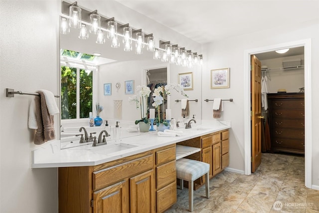 3924 Montgomery Ct, Mount Vernon, WA 98274 - bathroom with double vanity and a walk in closet