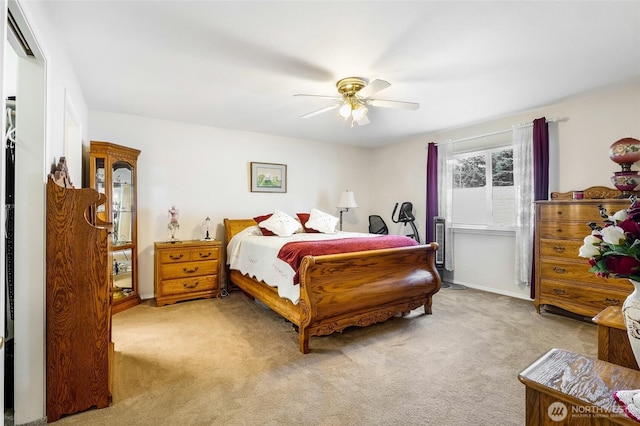 1811 Hundley Rd, Cle Elum, WA 98922 - bedroom with carpet, ceiling fan, and baseboards