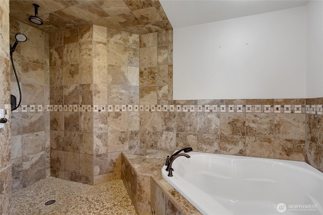211 Blake St, Enumclaw, WA 98022 - full bath featuring a bath and tiled shower