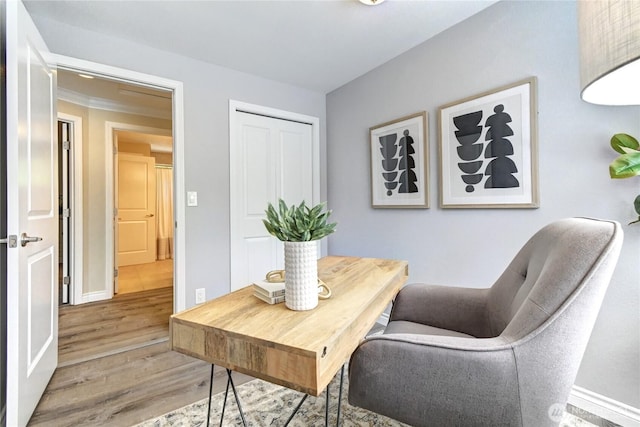 26309 187th Ct SE, Covington, WA 98042 - office featuring light wood-style floors and baseboards