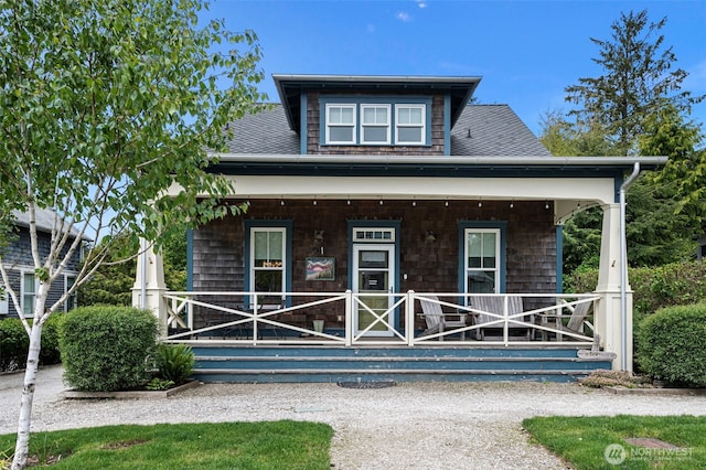 251 Meriweather St, Pacific Beach, WA 98571 - view of front facade with a porch and a shingled roof