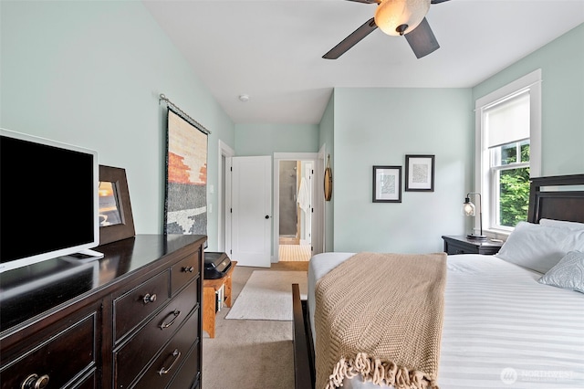 251 Meriweather St, Pacific Beach, WA 98571 - bedroom featuring carpet floors and ceiling fan