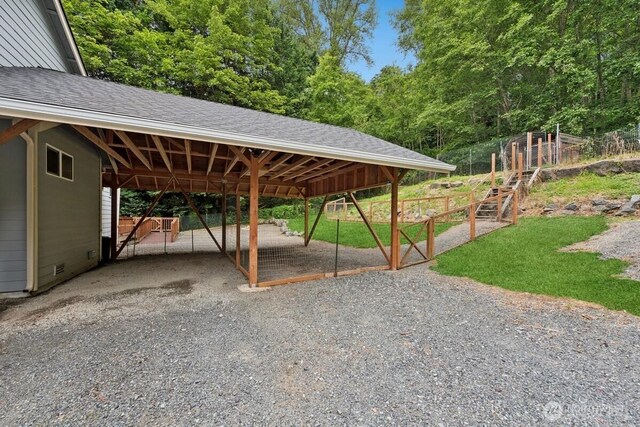 1310 Maple Ave, Snohomish, WA 98290 - view of parking with driveway and an attached carport