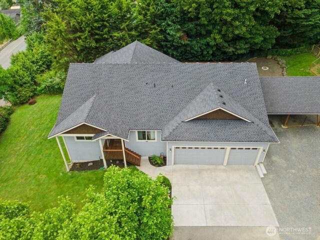 1310 Maple Ave, Snohomish, WA 98290 - view from above of property