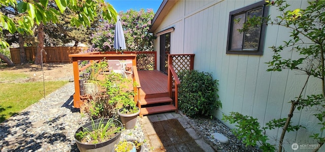 82 Marjory Ln, Sequim, WA 98382 - view of wooden deck