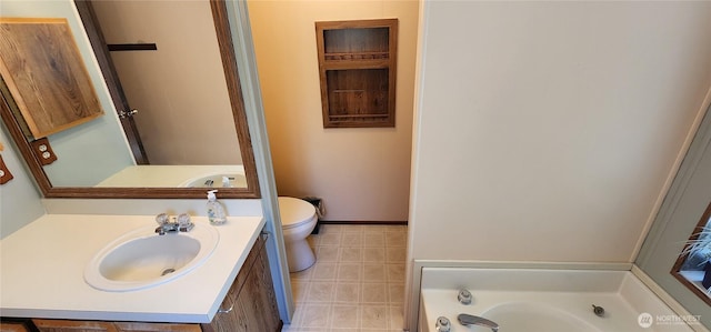 82 Marjory Ln, Sequim, WA 98382 - full bath featuring toilet, a garden tub, and vanity