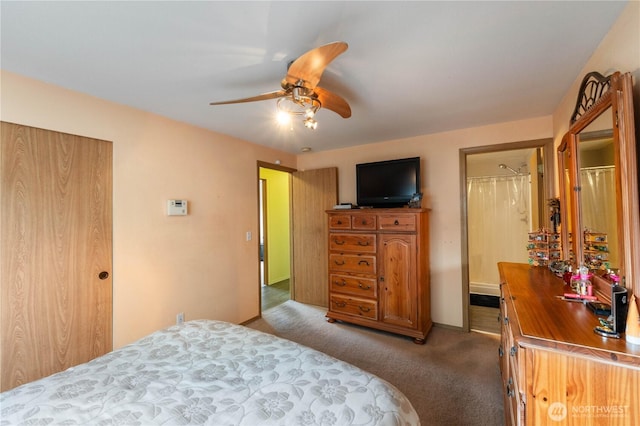 1403 Headley Ave NW, Orting, WA 98360 - bedroom with carpet flooring and a ceiling fan