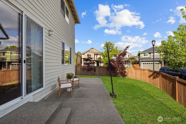 8657 Atlas Ave NE, Lacey, WA 98516 - view of patio with a residential view