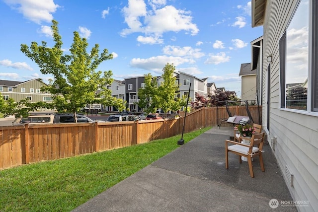 8657 Atlas Ave NE, Lacey, WA 98516 - view of patio / terrace featuring a residential view