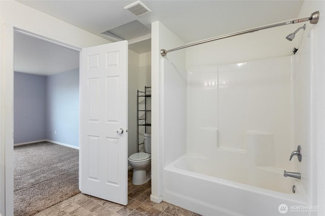 600 S County Rd, Warden, WA 98857 - full bathroom featuring toilet, bathing tub / shower combination, and baseboards