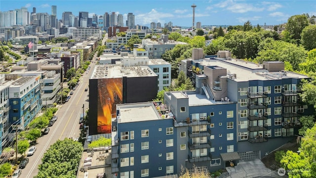 701 Galer St Unit 808, Seattle, WA 98109 - drone / aerial view of skyline