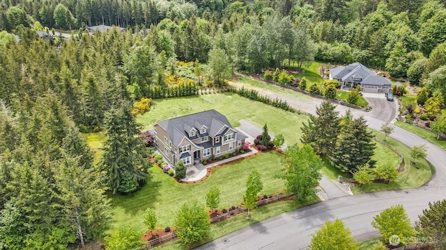 31045 219th Way SE, Black Diamond, WA 98010 - view from above of property with a forest